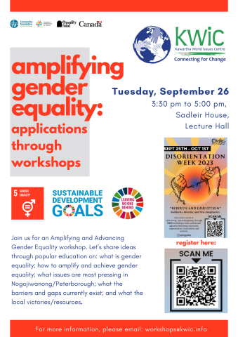 Amplifying Gender Equality Workshop - Dis-Orientation 2023